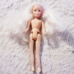 1992 Kid Kore Blonde Doll Curly Hair Blue Eyes Vintage